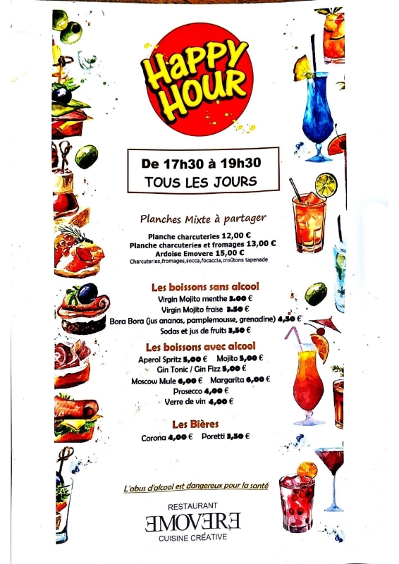 Emovere - restaurant CAGNES-SUR-MER - Restaurant Cagnes sur Mer